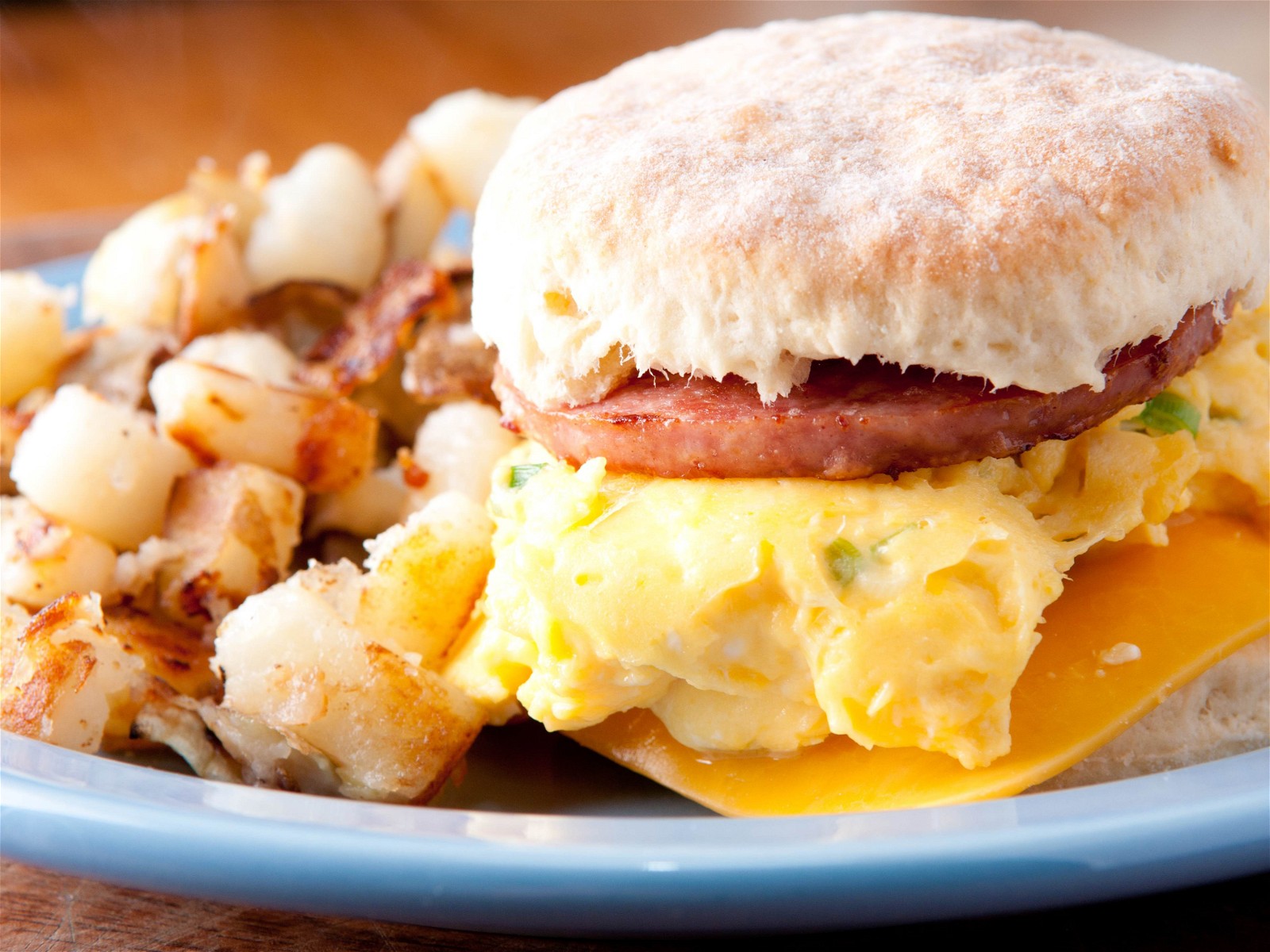 Electric Pressure Cooker Ham and Egg Grilled Breakfast Sandwiches