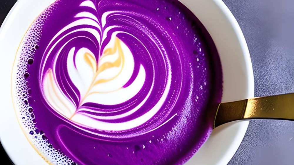 Image of Delicious Homemade Ube Latte Recipe