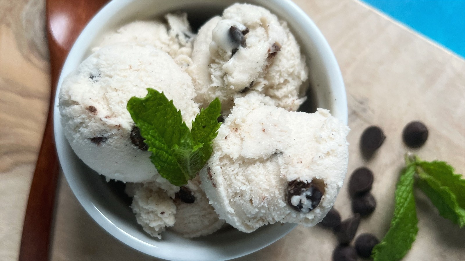Image of Paleo Mint Chocolate Chip Ice Cream- Sugar Free, Dairy Free and Vegan