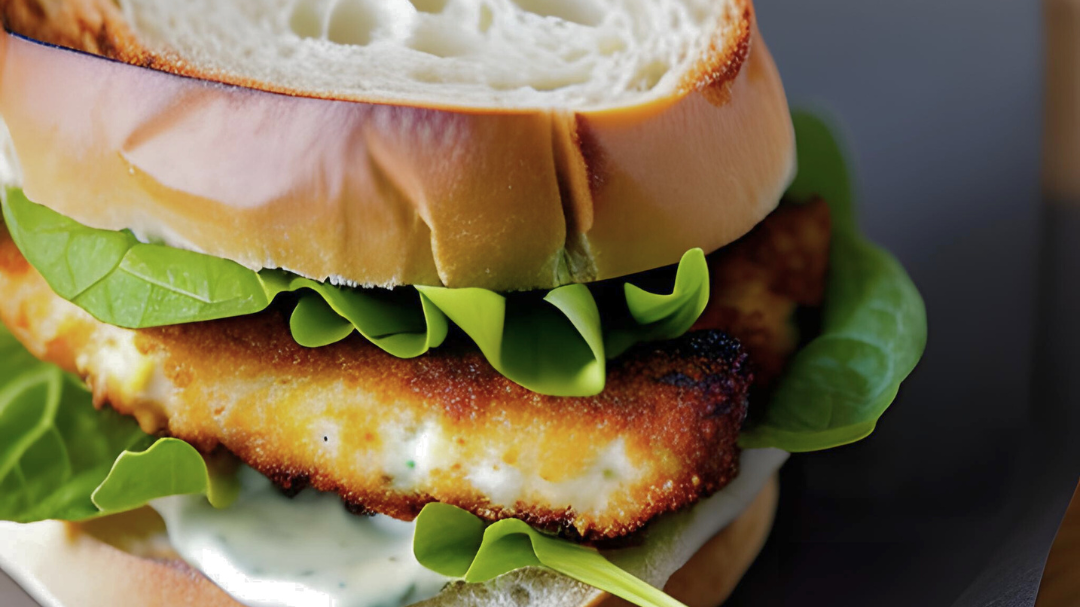 Image of Homemade Fish Finger Sandwich Recipe