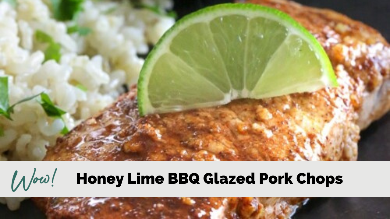 Image of Honey Lime BBQ Glazed Pork Chops
