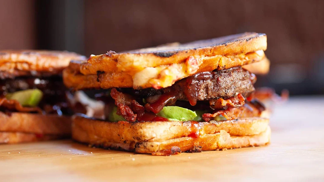 Image of Grilled Cheese Cheeseburgers