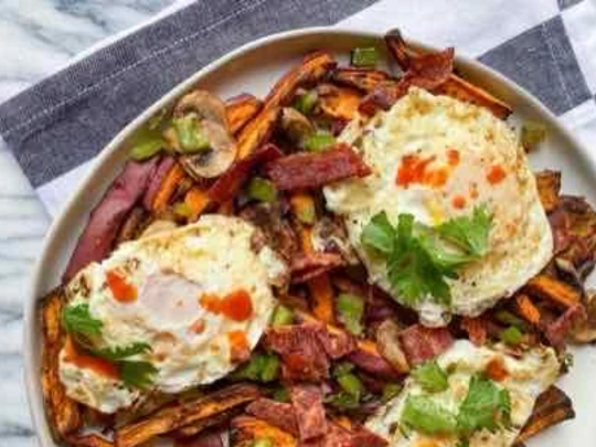 Image of Turkey Bacon Loaded Breakfast Fries