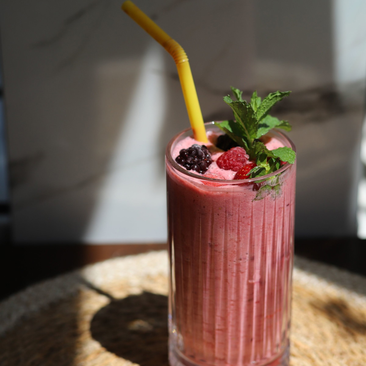 Smoothie aux fruits rouges - Recette facile et saine