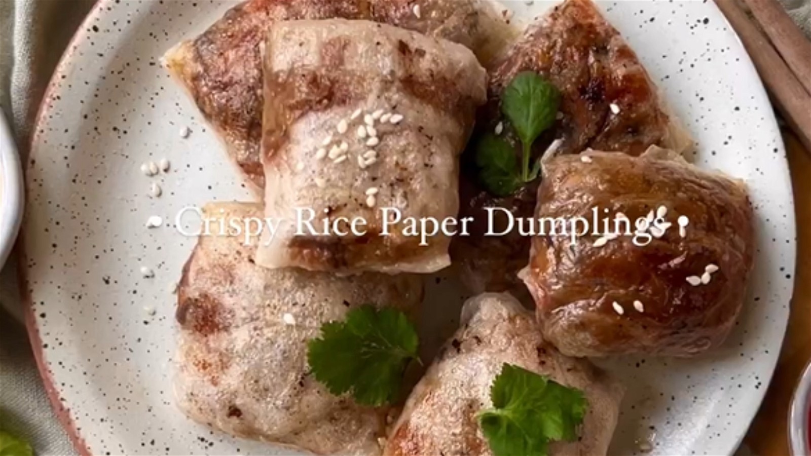 Image of Crispy Rice Paper Dumplings