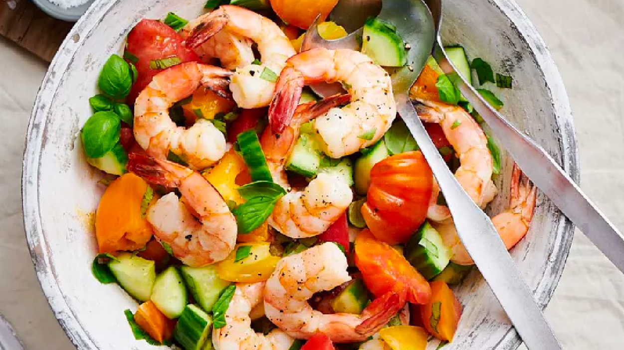 The Best Summer Shrimp Salad Recipe - Peacock Ridge Farm