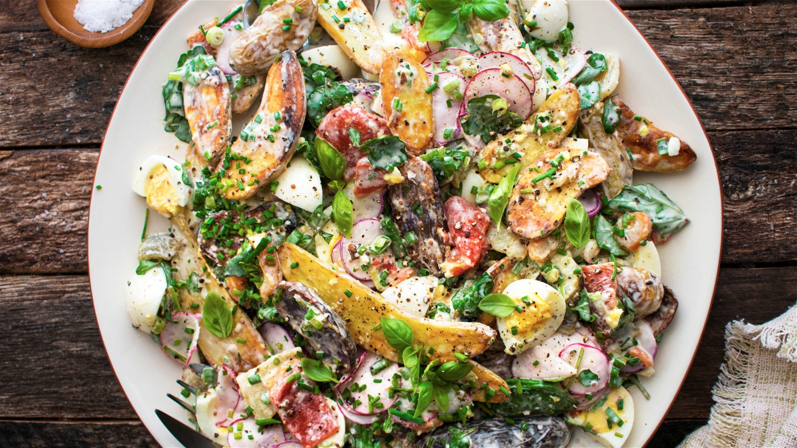 Image of Grilled Fingerling and Herb Potato Salad