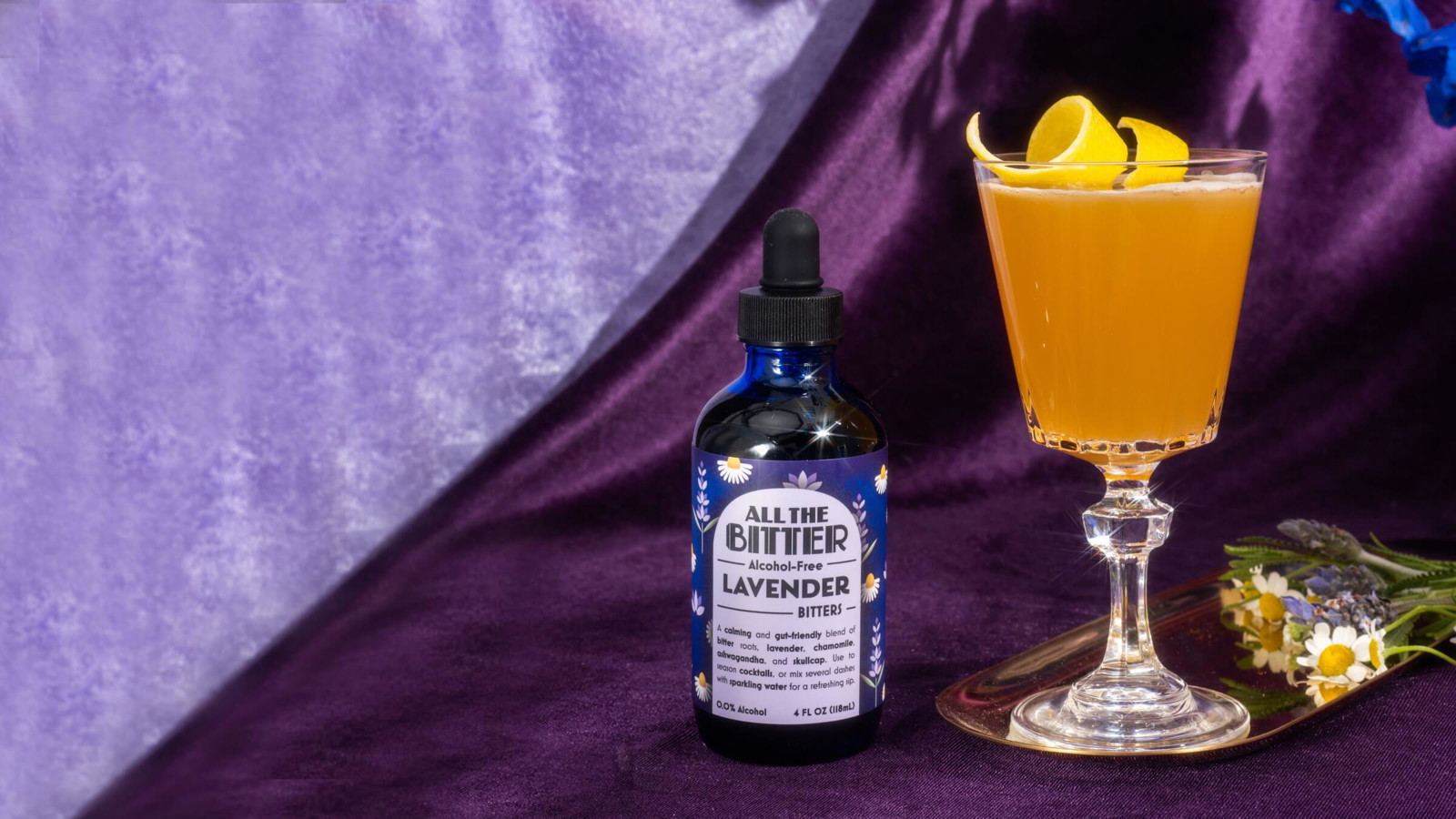 Image of Lavender Earl Grey Martini (Non-Alcoholic)