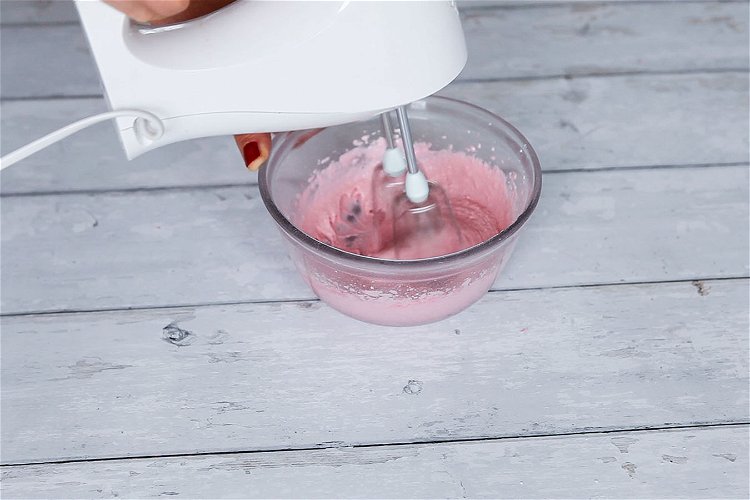Image of Whisk together the ingredients at a high speed for 5...