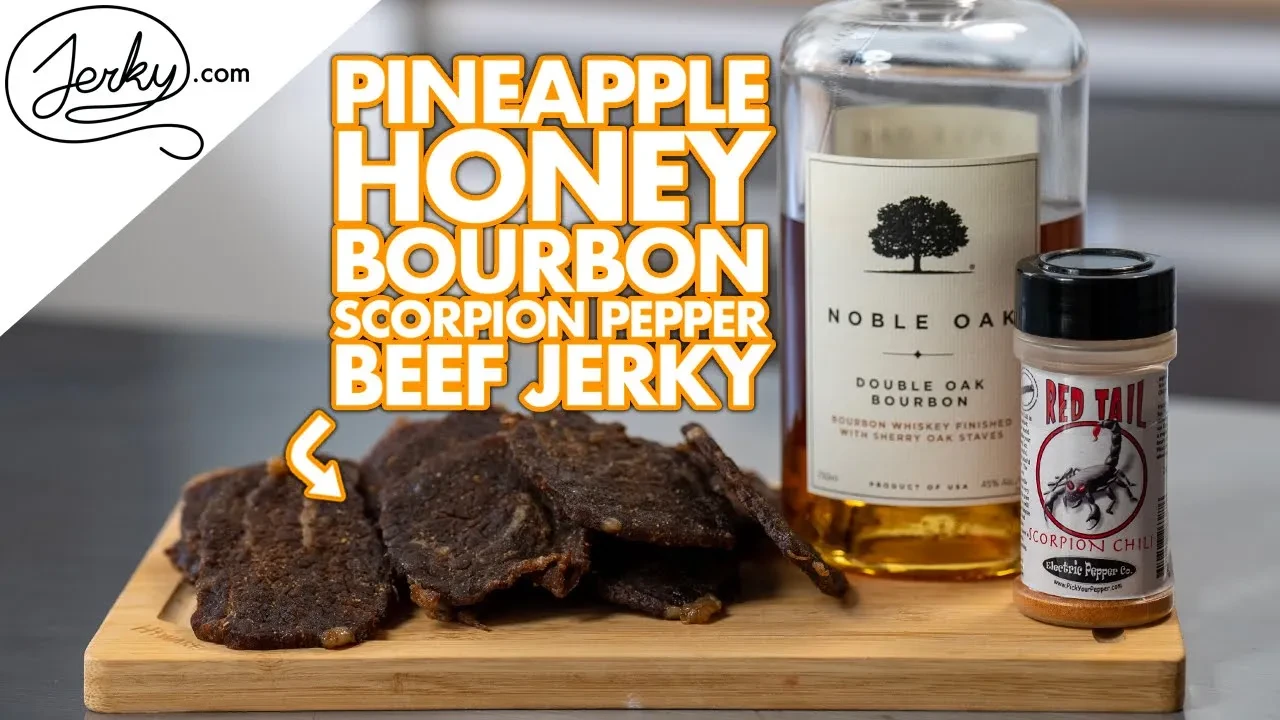 Image of Pineapple Honey Bourbon Scorpion Pepper Beef Jerky Recipe