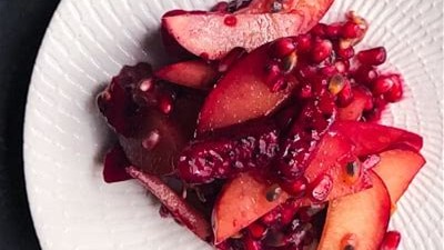 Image of Pomegranate & Red Dragon Fruit Salad