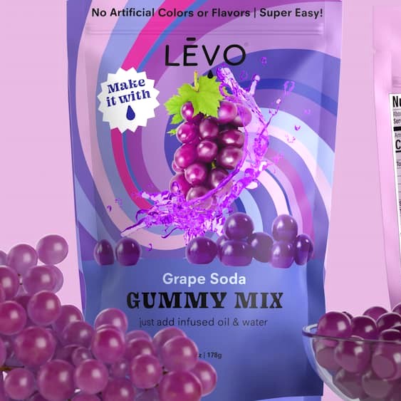 How to Make Grape Crush Gummy Edibles - LEVO Oil Infusion, Inc., Recipe in  2023