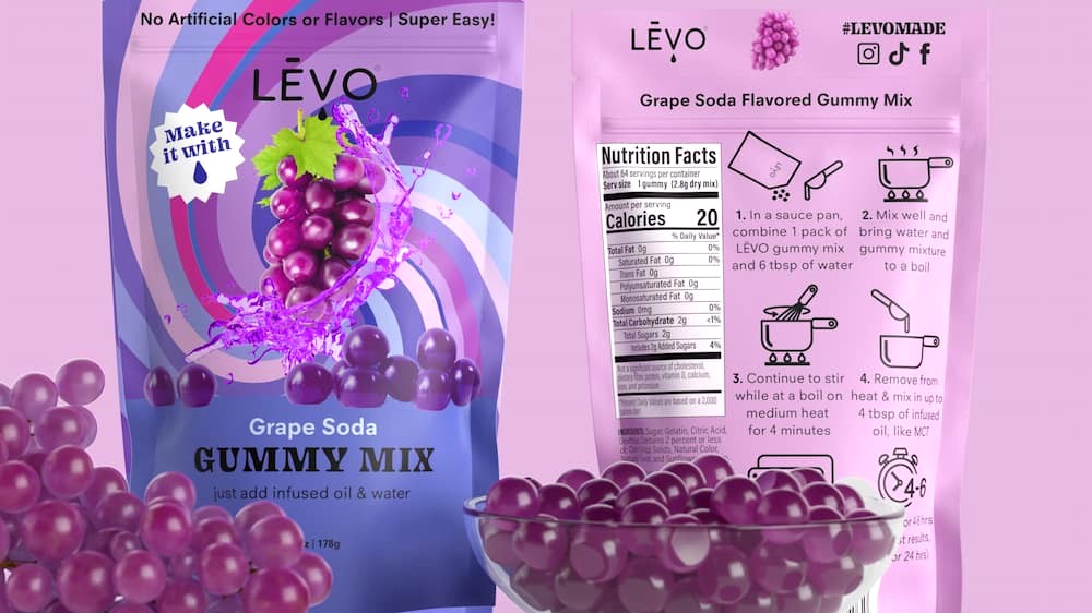 LĒVO Frosted Marshmallow Easy to Use Gummy Edibles Mix