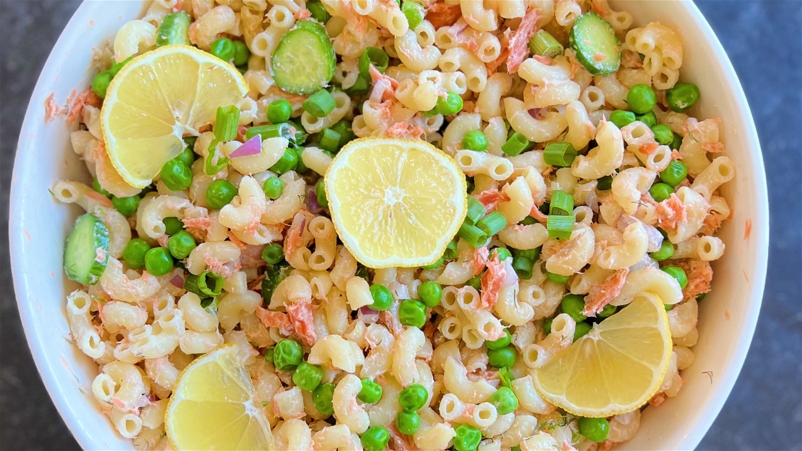 Image of Smoked Salmon Pasta Salad with Lemon