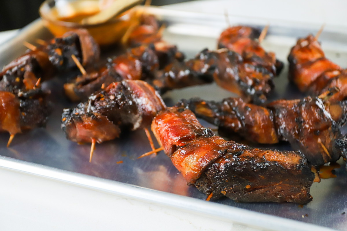 Bacon Wrapped Ribs