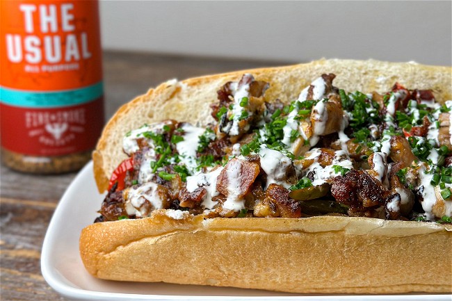 Image of Chicken Bacon Ranch Philly Cheesesteak