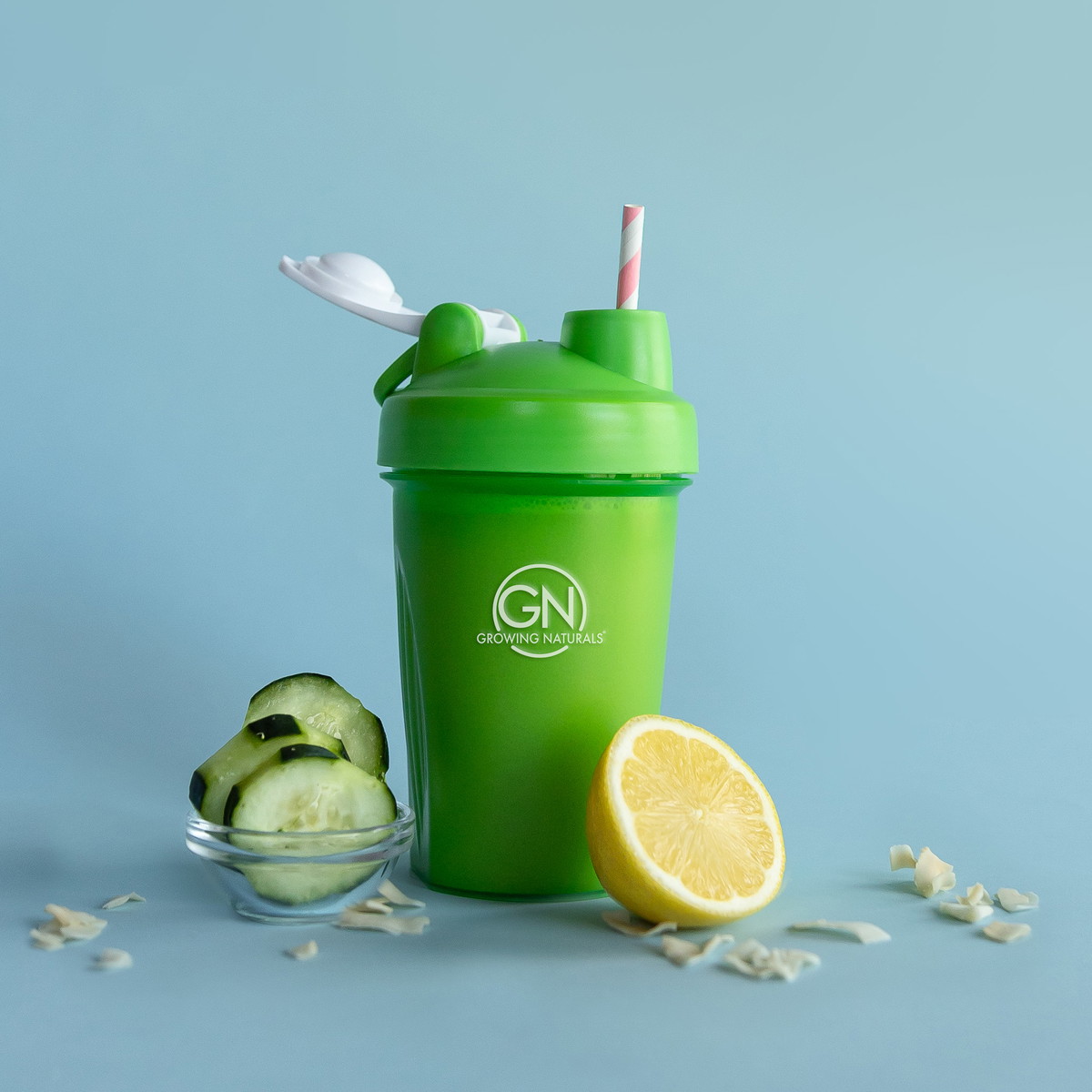 Lemon Cucumber Refresher Shake
