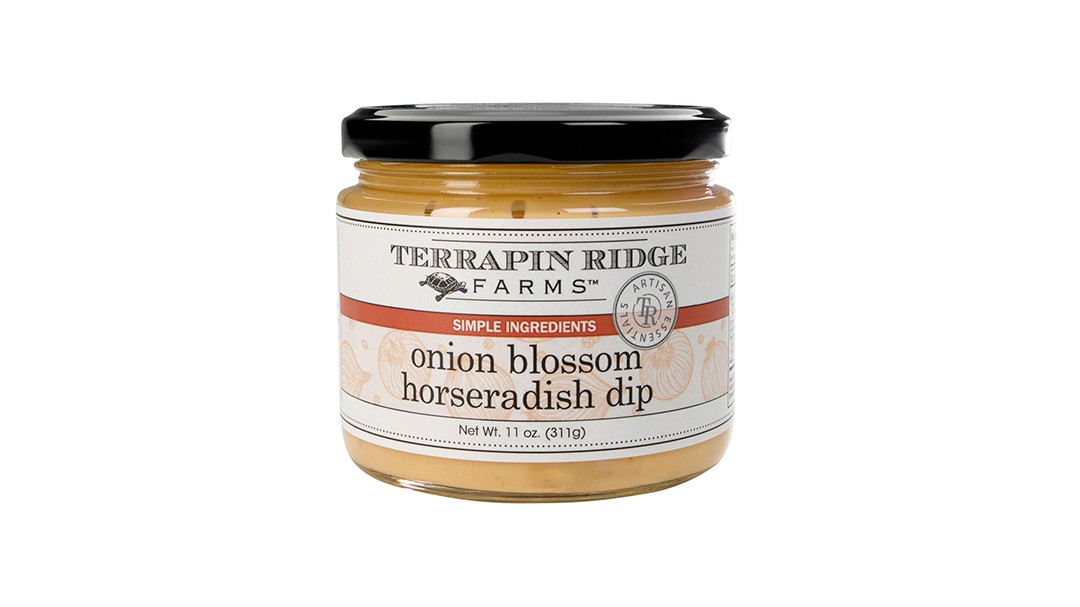 Image of Terrapin Ridge Farms' Onion Blossom Horseradish Salmon Tapas 