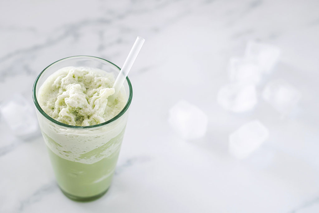 Easy Matcha Slushie