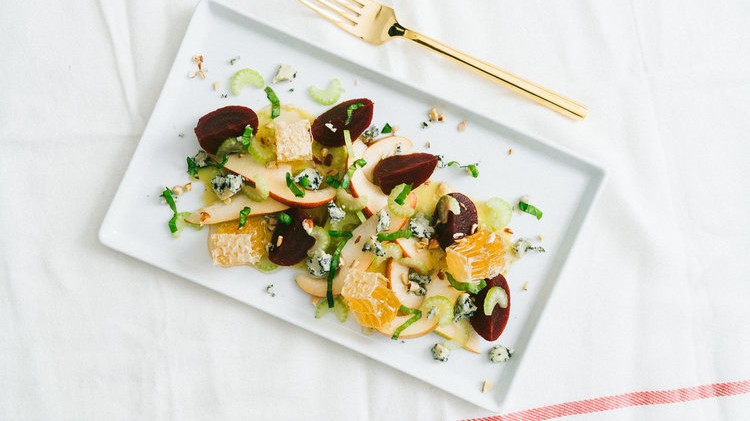 Image of Pear Honeycomb Winter Salad