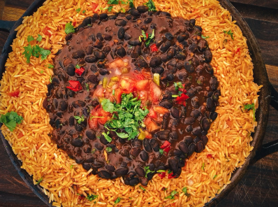 Cilantro Lime Rice & Smoked Black Beans