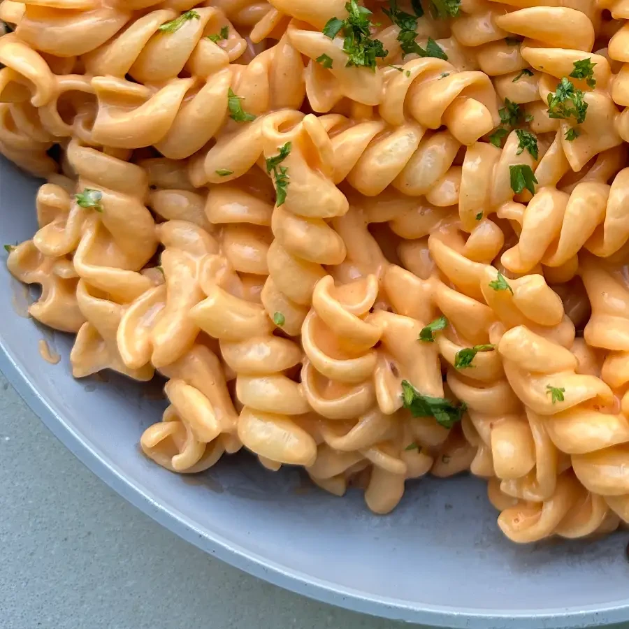 Creamy Tomato Cottage Cheese Pasta - FeelGoodFoodie