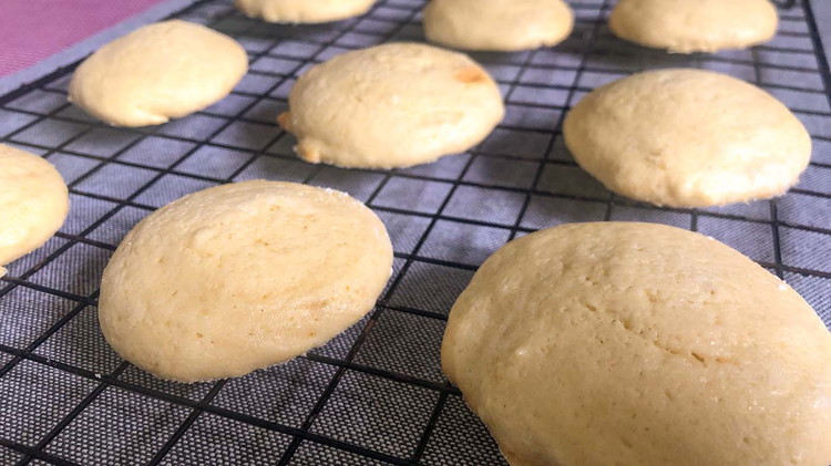 Image of Bake for 10 minutes until lightly browned. Let cool on wire racks