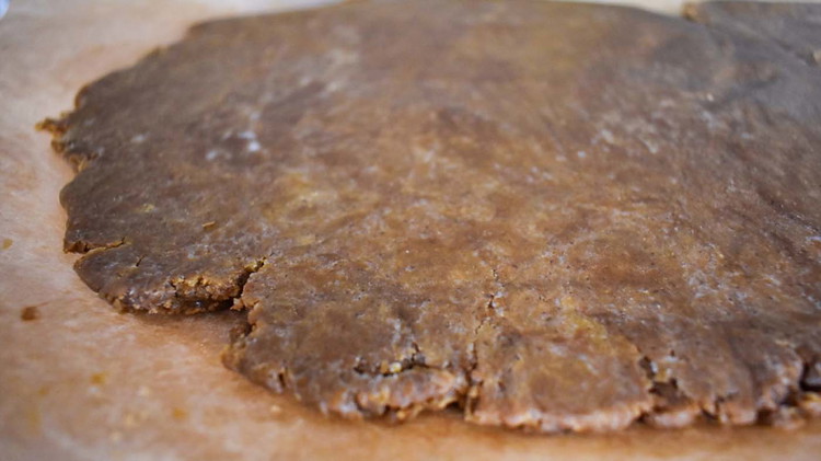 Image of Once cooled, roll out ¼ inch dough. Cut dough into circles or with your favorite cookie cutouts.