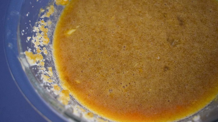 Image of Cream the butter, sugar, and eggs.