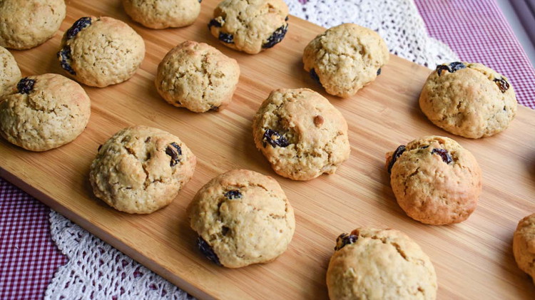 Image of Bake at 350° on a greased cookie sheet cookies are golden brown. Let cool for at least 10 minutes before serving.