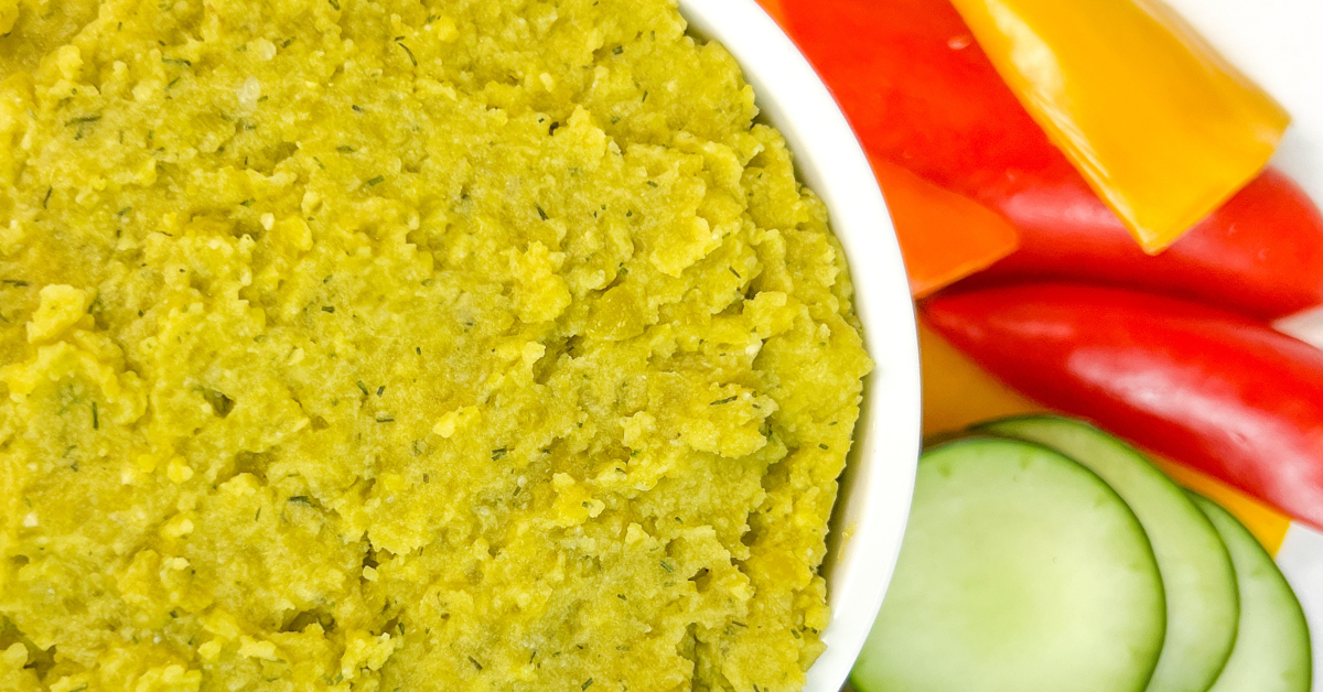 Green Split Pea Ranch Dip