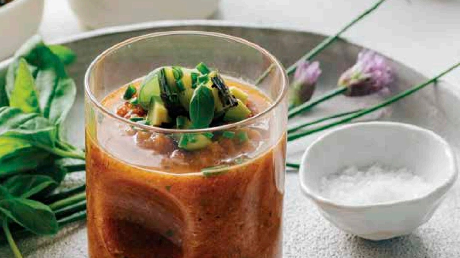 Image of Charred Cucumber Gazpacho 