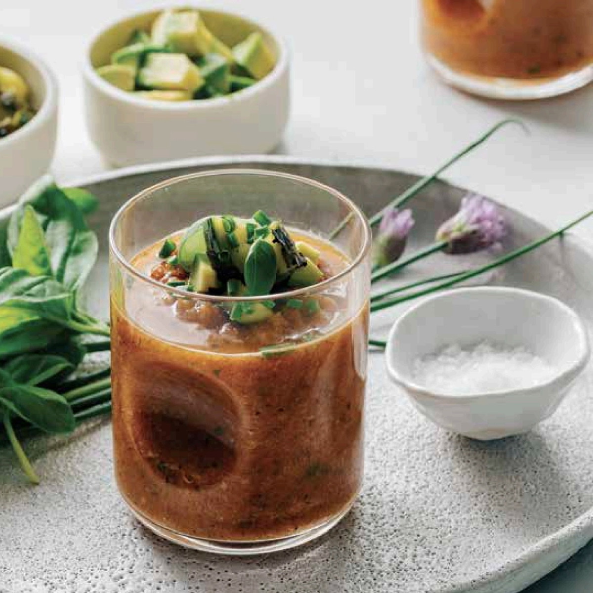 Charred Cucumber Gazpacho 