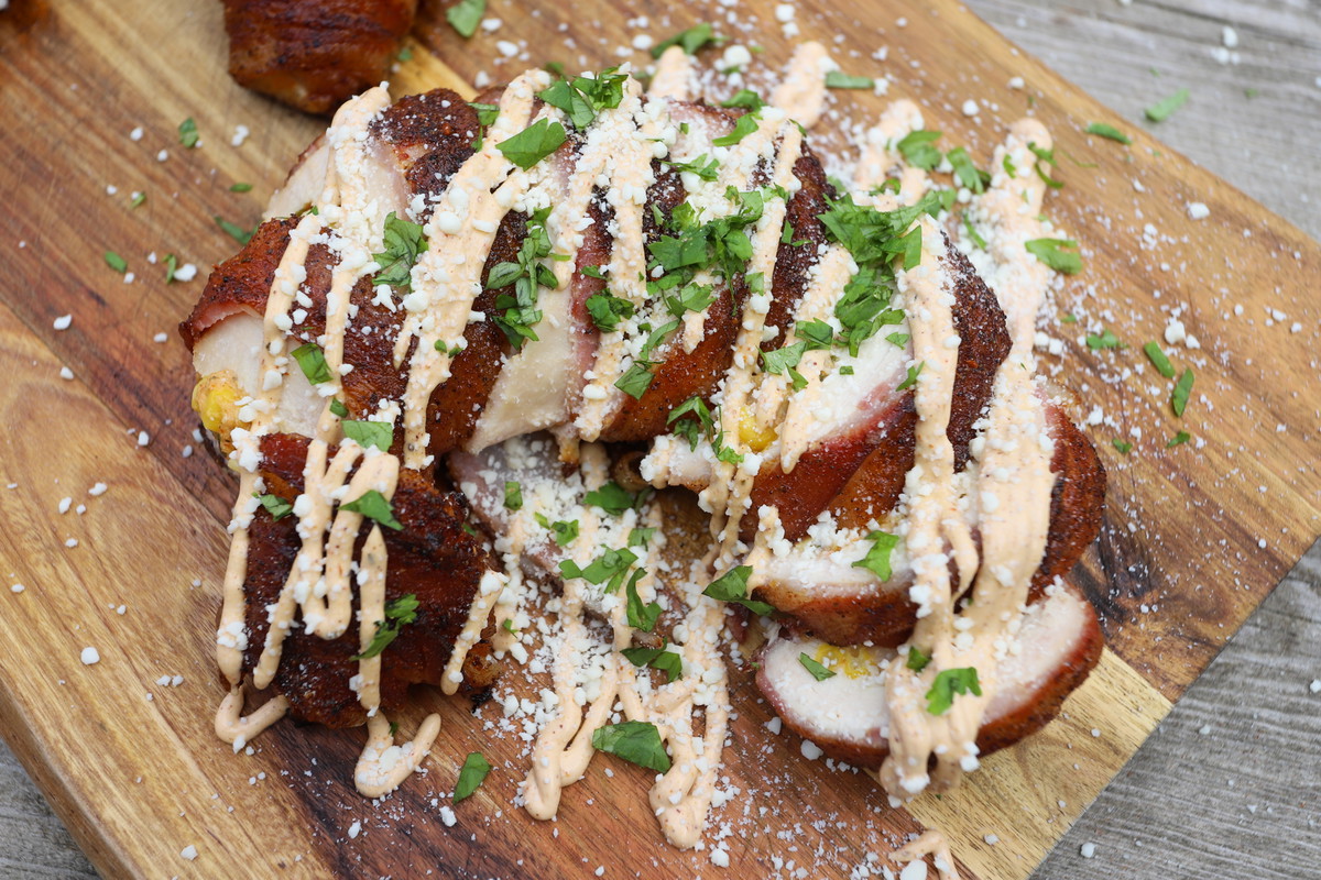 Street Corn Stuffed Chicken Breasts