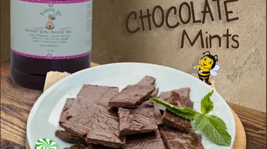Image of Homemade Dark Chocolate Mints Recipe
