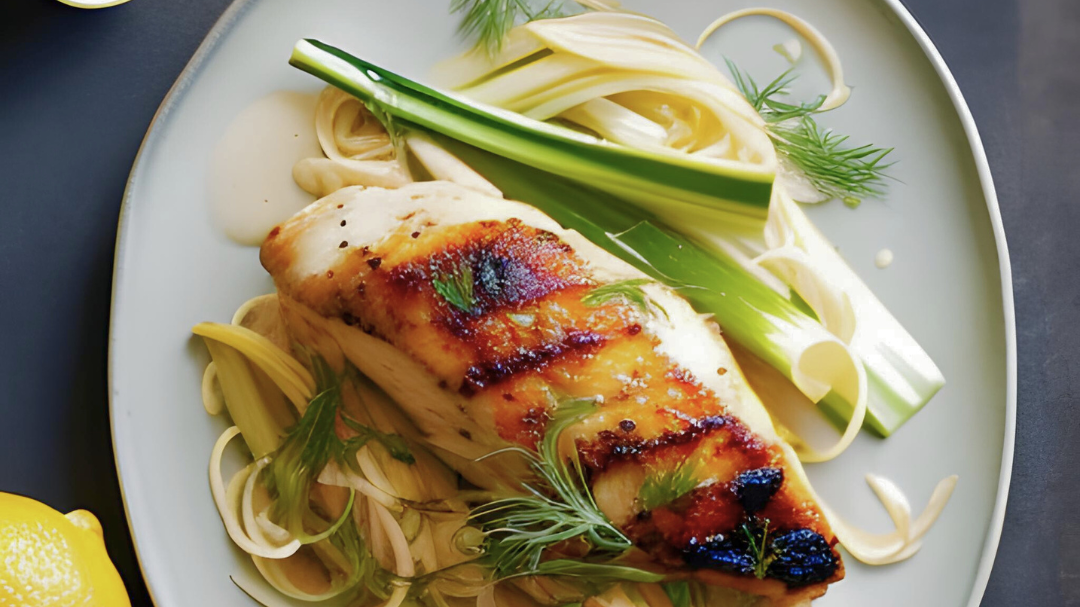Image of Lemon Chicken with Leeks and Fennel