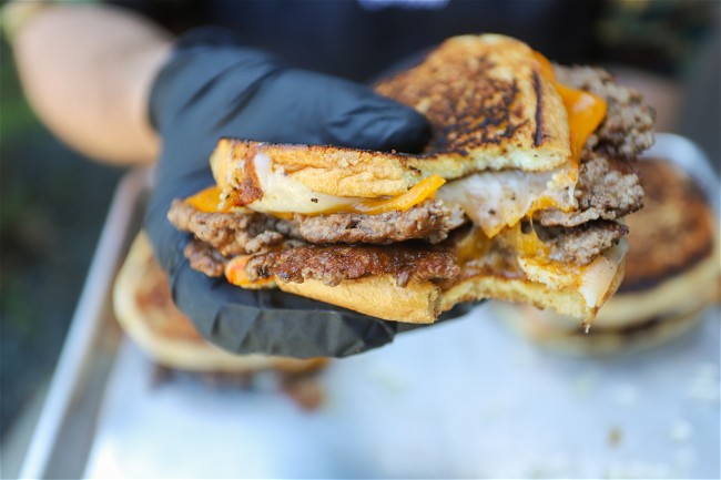 Image of Grilled Cheese Smash Burger