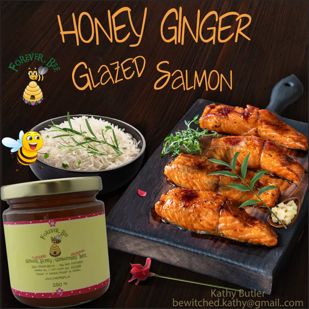 Image of Honey Ginger Glazed Salmon Recipe