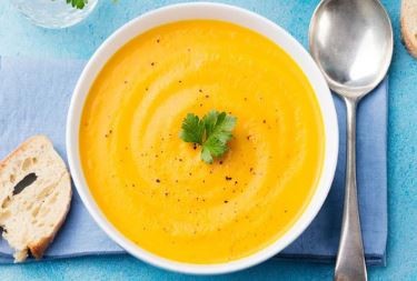 Image of The absolute BEST & Easy Pumpkin & Carrot Soup