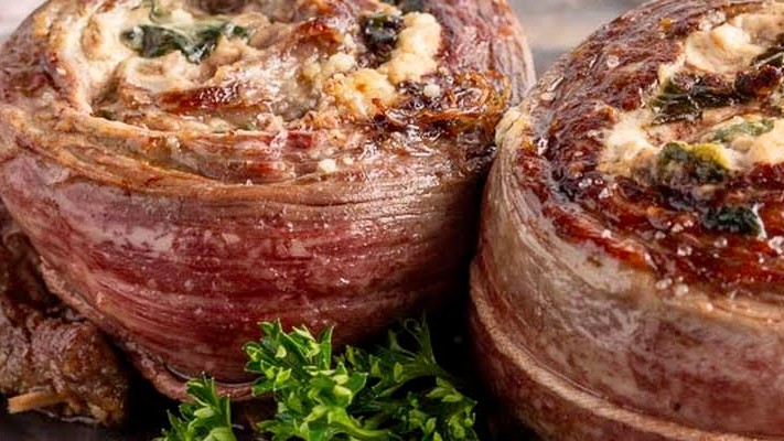 Image of American Wagyu Stuffed Flank Steak 