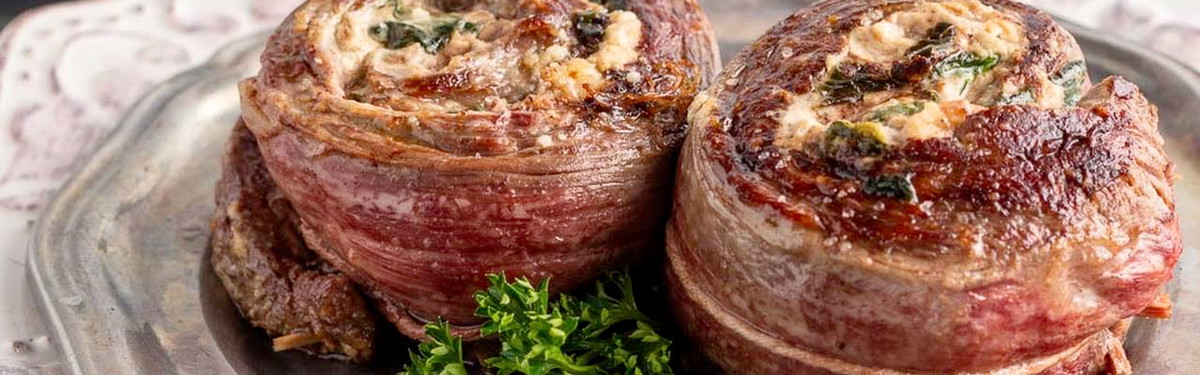 American Wagyu Stuffed Flank Steak 