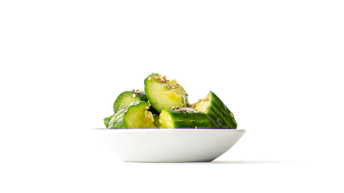 smashed cucumbers