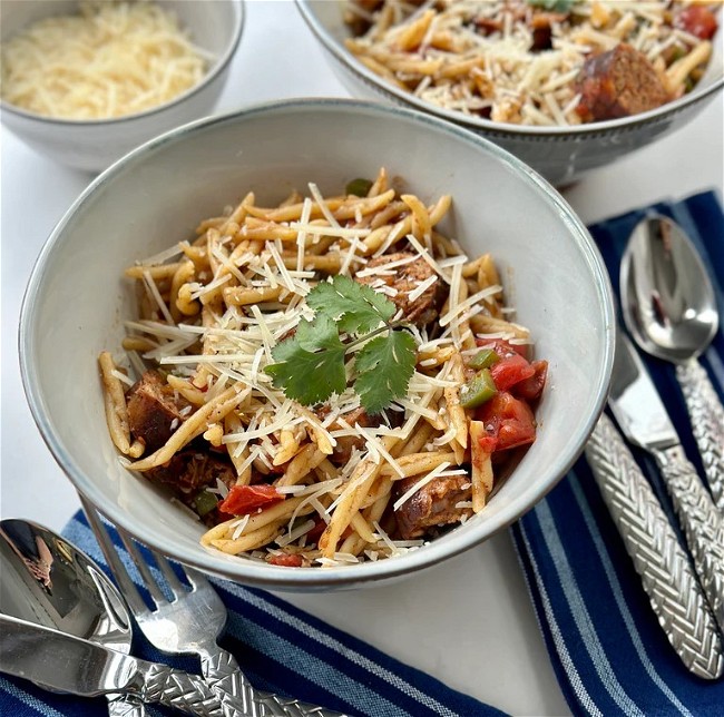 Image of One Pot Sausage & Pepper Pasta