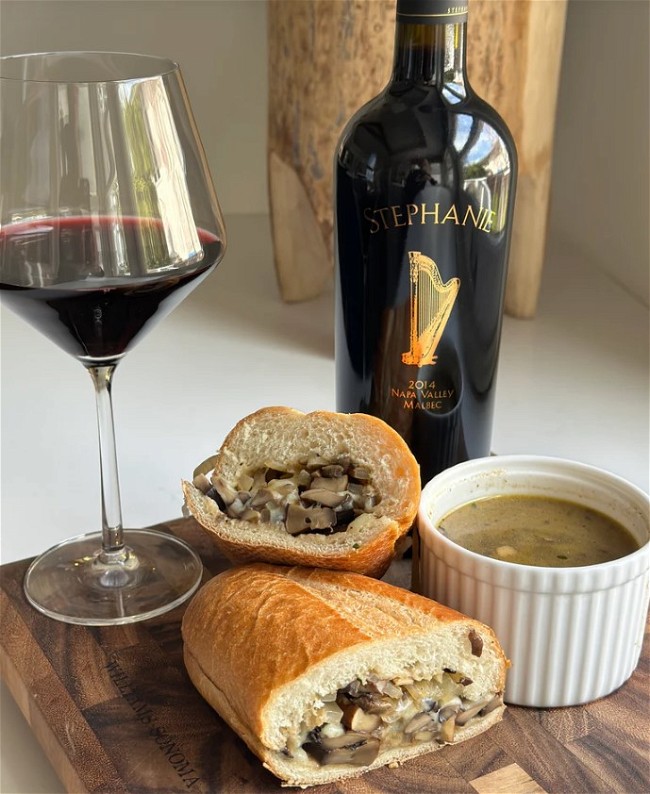 Image of Mushroom French Dip Sandwiches