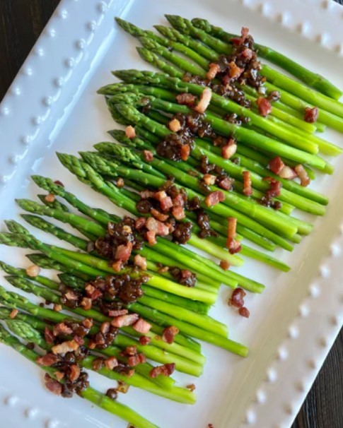 Image of Asparagus with Pancetta & Balsamic Vinaigrette