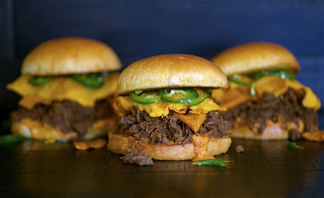Image of Double BBQ Buffalo Sandwiches