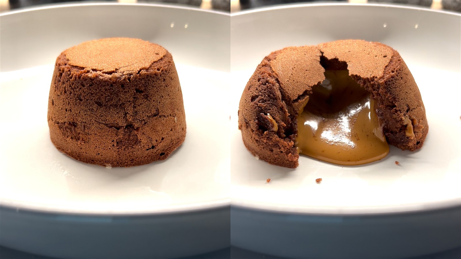 Image of Air fryer Chocolate & Biscoff Molten Cakes