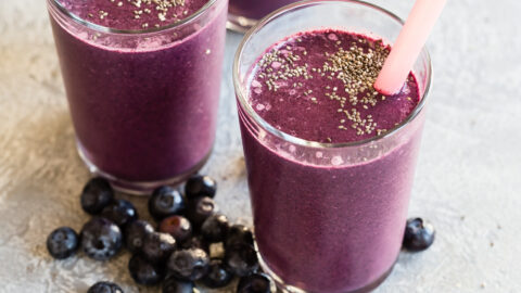Chia, Blueberry & High Phenol Hojiblanca Olive Oil Smoothie