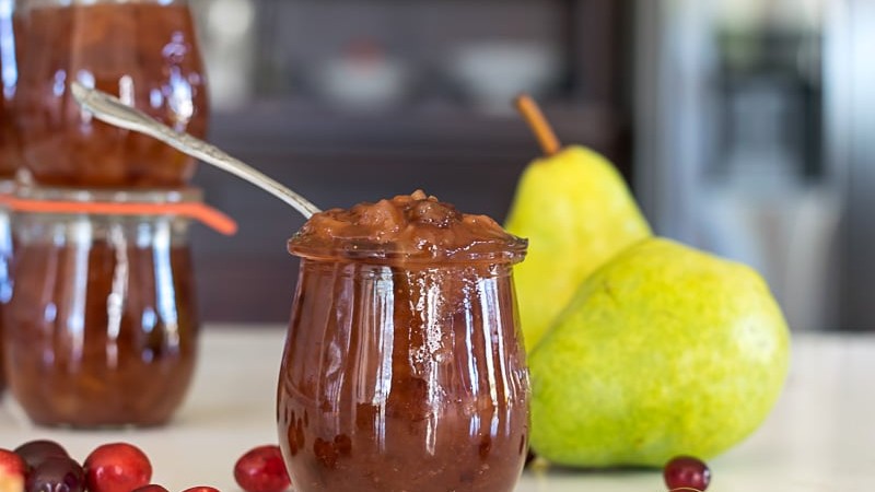 Image of Cranberry Pear White Balsamic Jelly