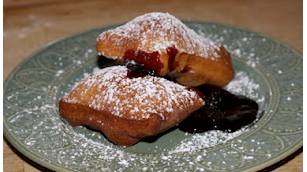 Image of French Beignets With Aged Blackberry-Ginger Balsamic Reduction